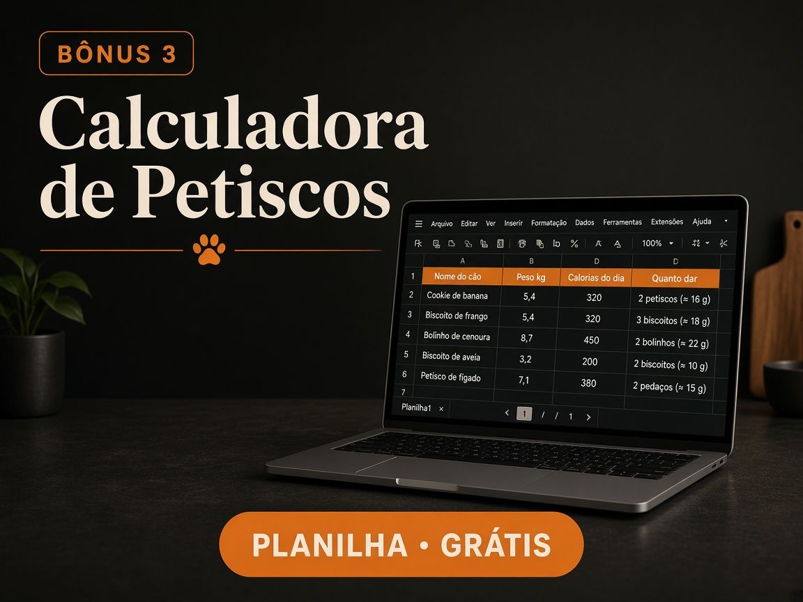 Capa visual — Calculadora de Petiscos (planilha)